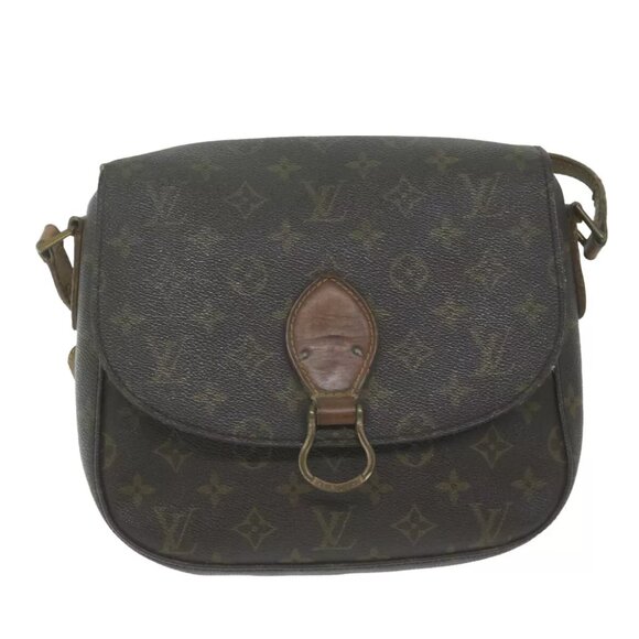 LOUIS VUITTON Monogram Saint Cloud GM Shoulder Bag M51242 LV Auth yk10137 - Picture 1 of 16
